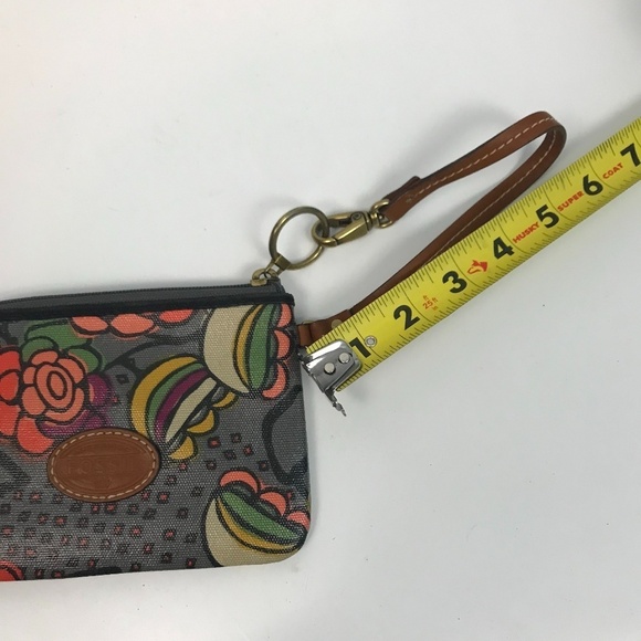 Fossil Vibrant Graphics Floral Wristlet - Picture 4 of 7
